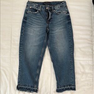 Aeropostale Low Rise Baggy Crop Jeans